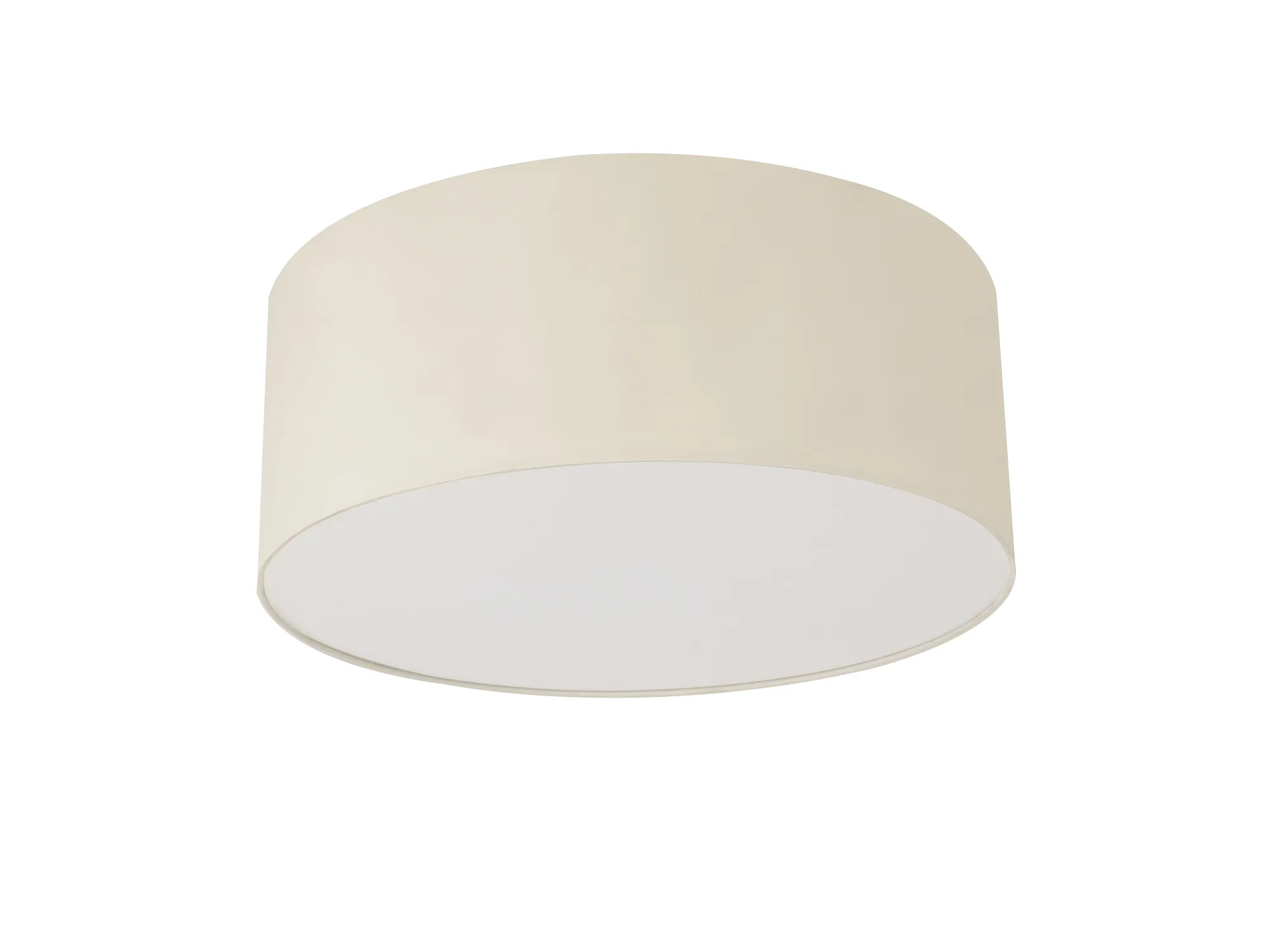 Baymont 50cm Flush 5 Light Ivory Pearl, Frosted Diffuser DK0638  Deco Baymont WH IV